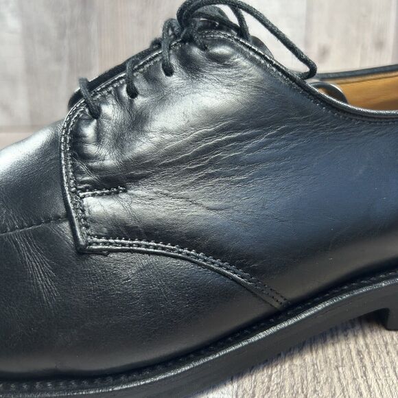 Allen Edmonds Kennett Men's Oxford Split Toe Derby Leather Black Size 9 D 9504 - Picture 14 of 16
